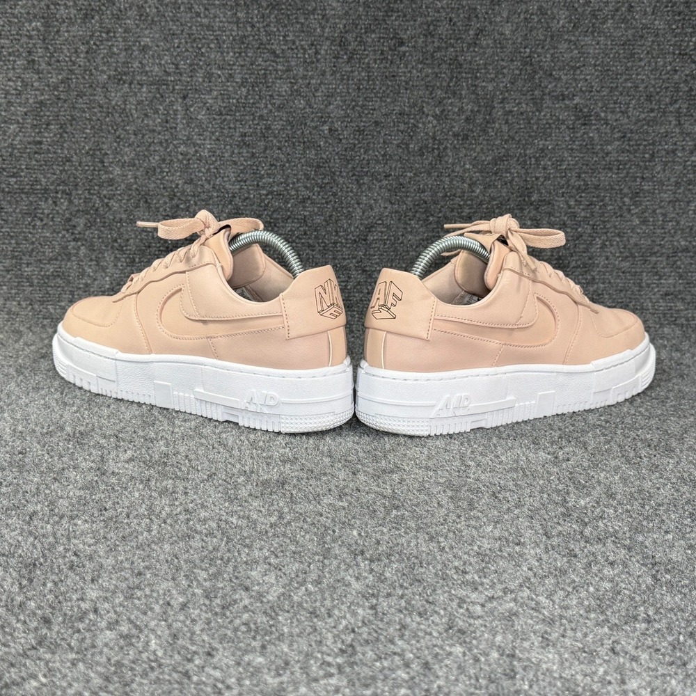 Nike Air Force 1 Low Pixel Sneaker Womens 8.5 Pixel Particle Beige Platform Shoe - Picture 6 of 12